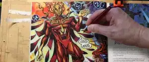 craft of hand drawn comics by Rene Arreola